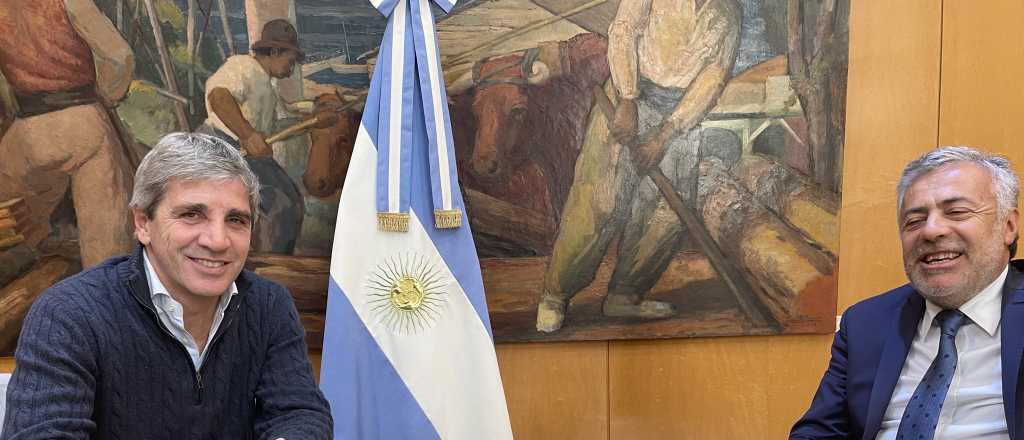 Caputo le dijo a Cornejo que los inversores tienen mucho interés en Mendoza
