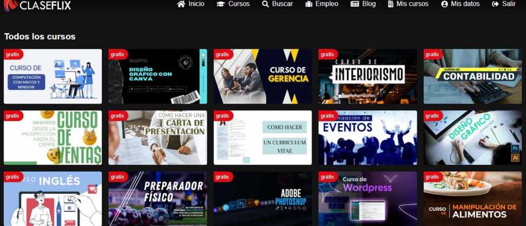 Accedé a más de 30 cursos gratis con salida laboral