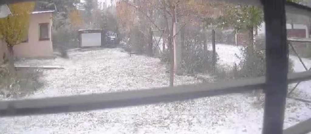 Videos y fotos: continu&oacute; nevando en distintas zonas de Mendoza 