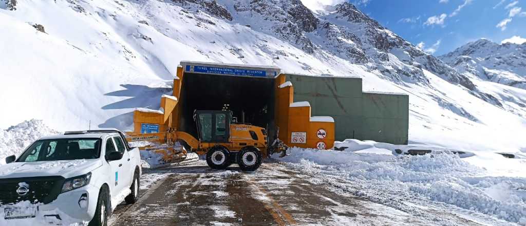 Cuándo podría reabrir el Paso Cristo Redentor tras las nevadas
