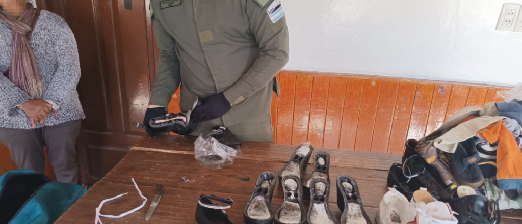 Traficaban 4 kilos de coca&iacute;na en la suela de las zapatillas