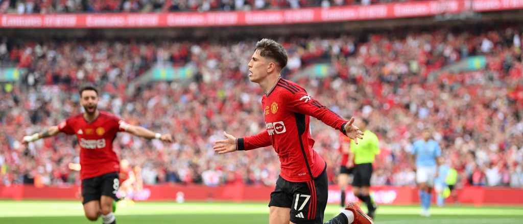 Con Garnacho como figura, Manchester United venci&oacute; al City y es campe&oacute;n