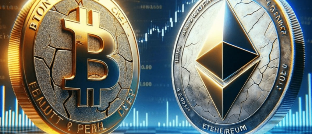 Bitcoin y Ethereum registraron fuertes caídas este domingo