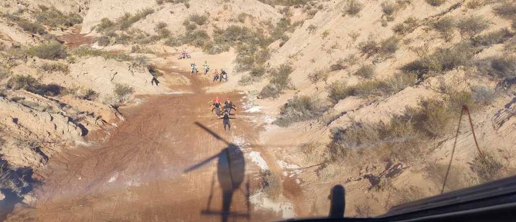 Un ciclista se accident&oacute; en el Dique Fr&iacute;as y tuvo que ser rescatado con el helic&oacute;ptero