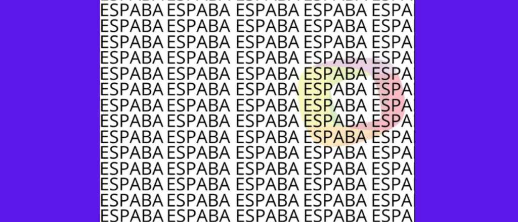 Sopa de letras: &iquest;pod&eacute;s encontrar la palabra "espada" en menos de 5 segundos?