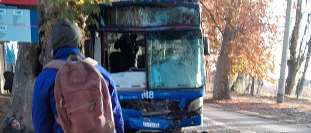 Fotos y videos: chocaron dos micros de la línea 700 en Luján