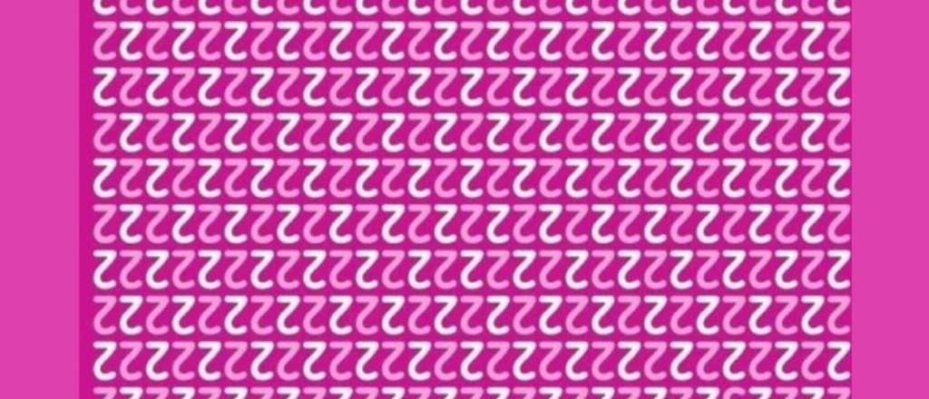 ¡Sólo para habilidosos! ¿Podés encontrar el número 5 al revés?