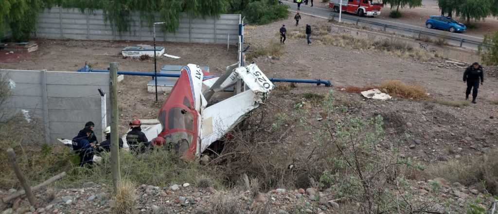 Cay&oacute; un avi&oacute;n en las cercan&iacute;as del Aeroclub de Mendoza