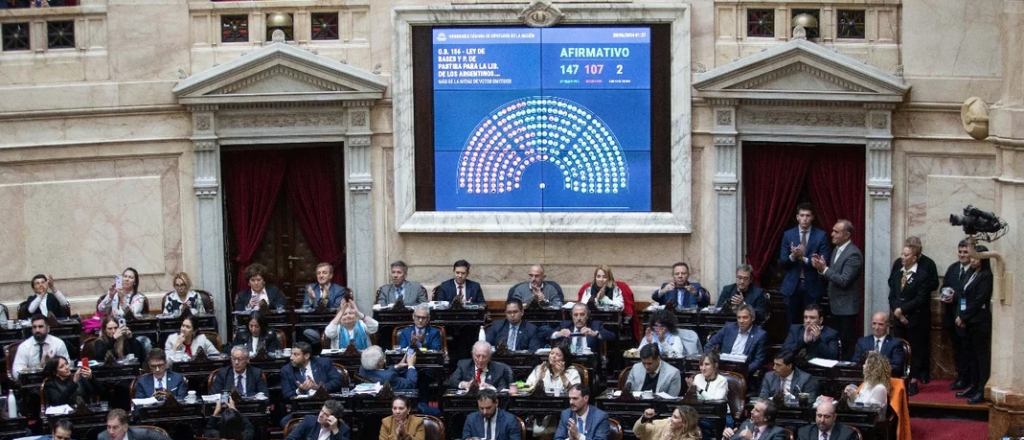 El Gobierno consigui&oacute; la sanci&oacute;n definitiva de la Ley Bases y del paquete fiscal