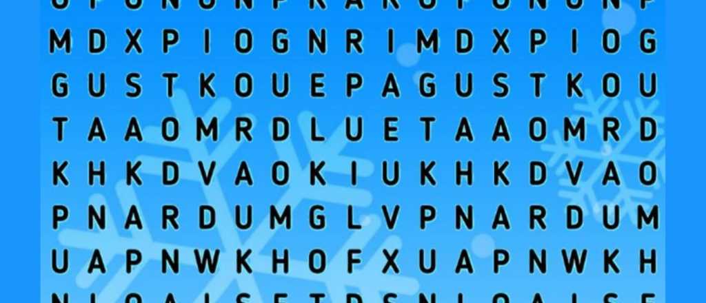 &iexcl;S&oacute;lo para habilidosos! &iquest;D&oacute;nde se encuentra la palabra "nieve"?