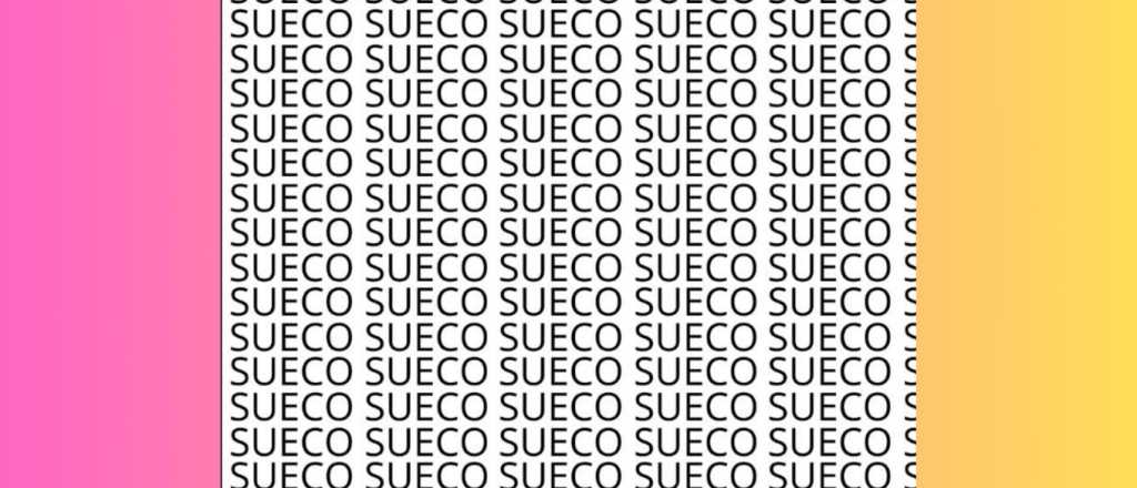 Sopa de letras: ¿podés encontrar la palabra "zueco" en segundos?