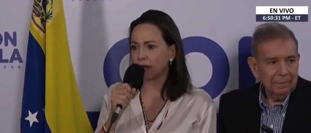 Corina Machado asegur&oacute;: "Tenemos c&oacute;mo probar la verdad"