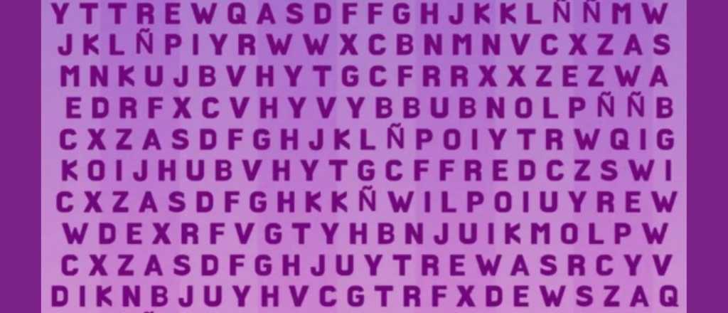 Sopa de letras: ¿podés encontrar la palabra "biología" en 5 segundos?