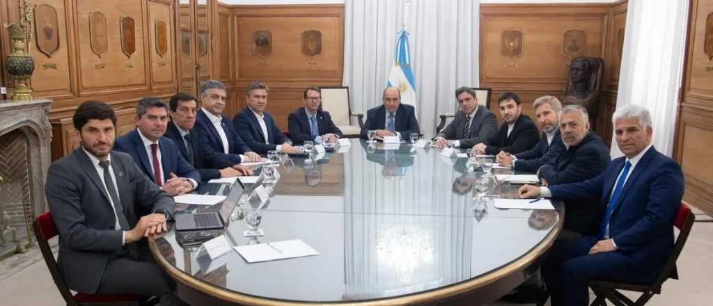 Cornejo y otros mandatarios de JxC se reunieron con Francos: qu&eacute; pidieron