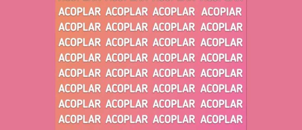 Sopa de letras: ¿dónde se ubica la palabra "acopiar" en la imagen?