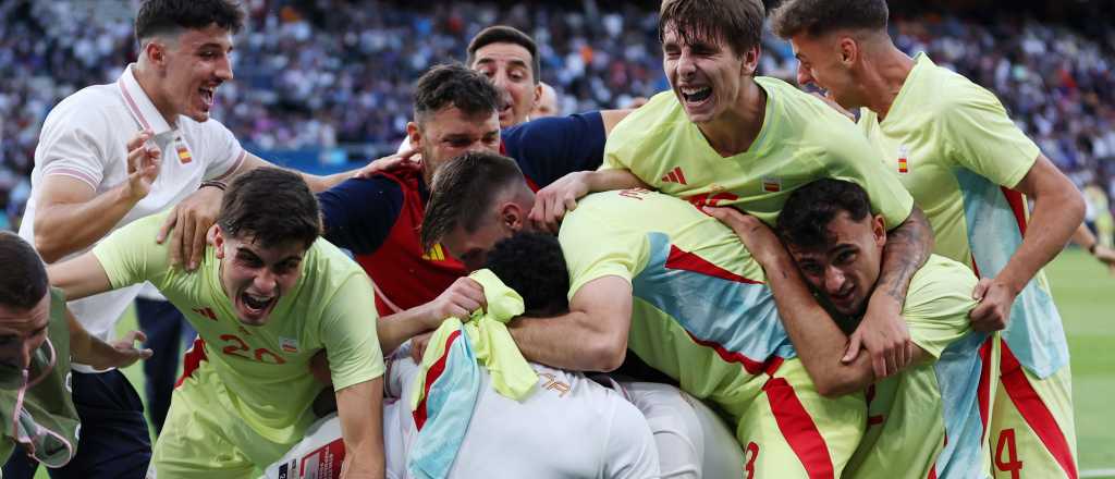 Espa&ntilde;a le arruin&oacute; la fiesta a Francia y gan&oacute; el oro en f&uacute;tbol en Par&iacute;s 2024