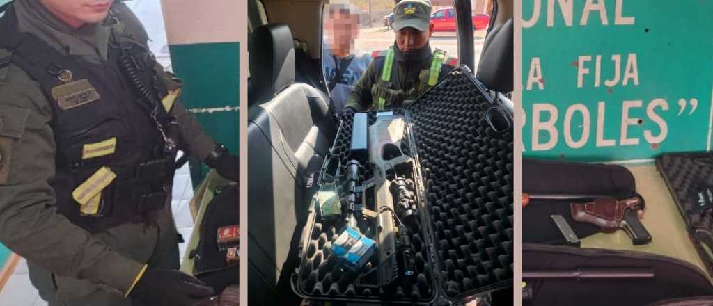 Lo detuvieron con un rifle, carabinas y un rev&oacute;lver en Uspallata 