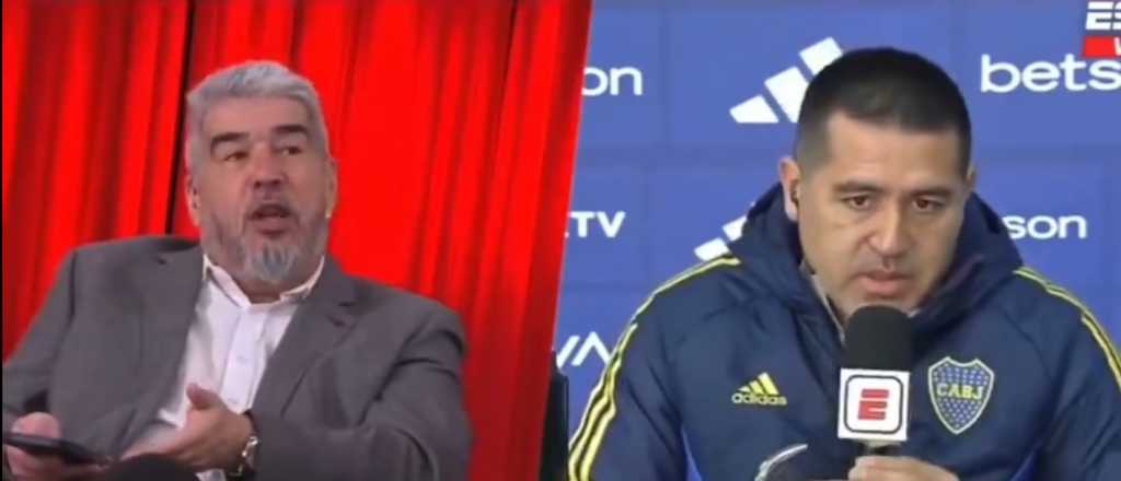 Video: Riquelme se pele&oacute; con el Chavo Fucks y abandon&oacute; una nota en ESPN