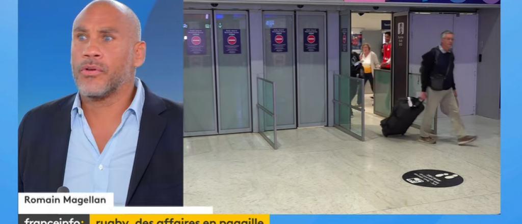 Aguardan a los rugbiers franceses en el aeropuerto de Par&iacute;s