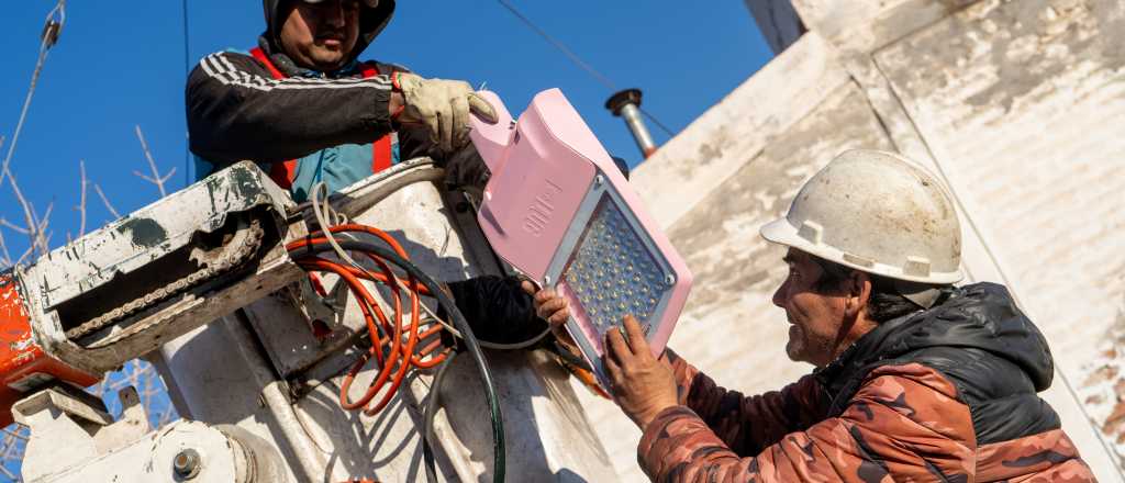 Las Heras renueva su luminaria e instal&oacute; 5.000 luces LED 