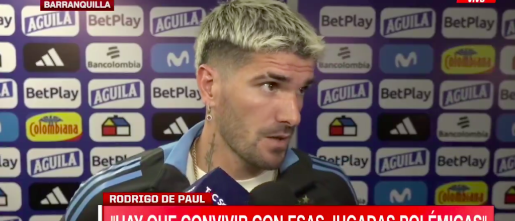 La frase de De Paul luego del partido que enfureci&oacute; a los colombianos