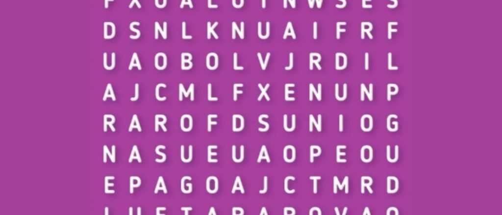 Sopa de letras: &iquest;pod&eacute;s encontrar la palabra "armon&iacute;a" en la imagen?