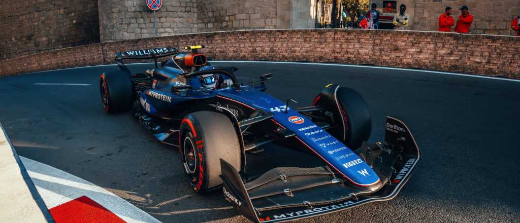 A qué hora y cómo ver en vivo a Franco Colapinto en el GP de Azerbaiyán