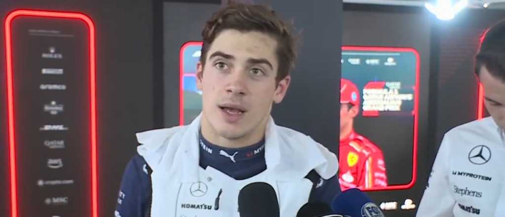 Colapinto, feliz tras su hist&oacute;rico 8&deg; puesto: "No lo esper&aacute;bamos"