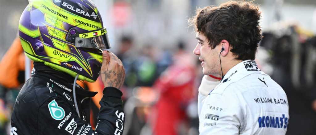 "Es fant&aacute;stico": el tremendo elogio de Lewis Hamilton para Colapinto