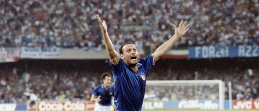 Muri&oacute; Tot&oacute; Schillaci, el goleador italiano que sufri&oacute; la Argentina en el '90