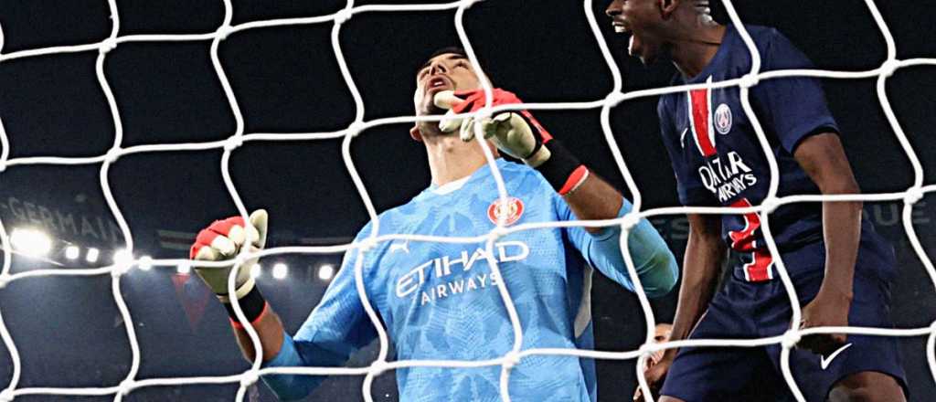 El ins&oacute;lito blooper de Paulo Gazzaniga que le dio el triunfo al PSG