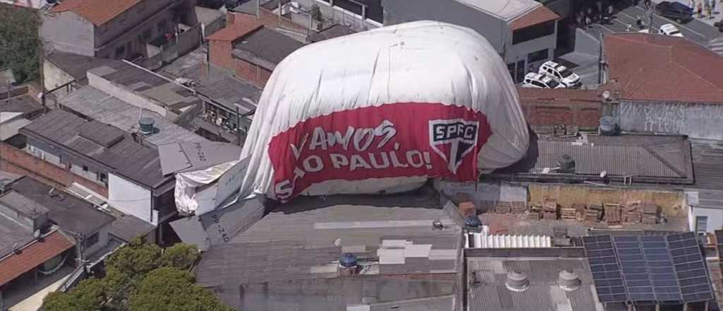 Video: Sao Paulo us&oacute; un dirigible para alentar y casi termina en tragedia