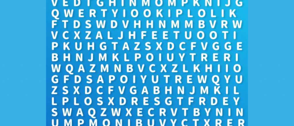 Sopa de letras: ¿dónde se oculta la palabra "Facebook"?