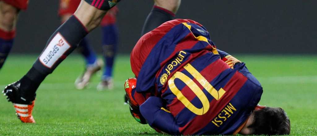 El arquero del Espanyol le pisó el tobillo a Messi a propósito