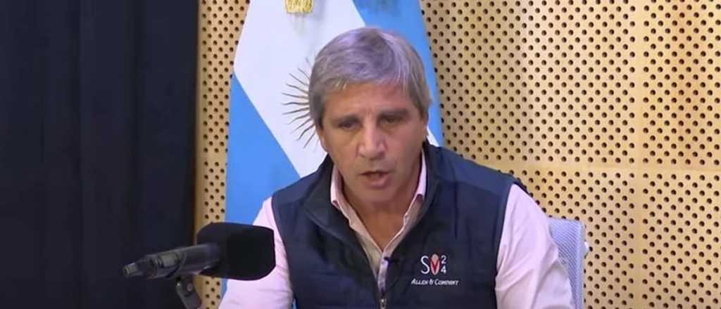 Caputo adelant&oacute; que ir&aacute; a la Justicia si el Congreso rechaza el veto de Milei