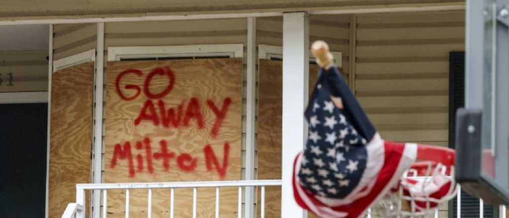 Dram&aacute;tico mensaje ante la llegada del hurac&aacute;n Milton: "Si se quedan, mueren"