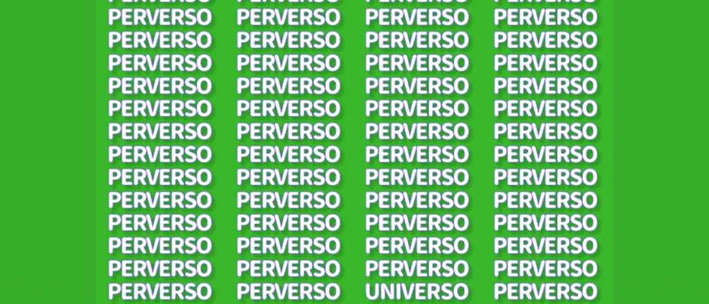 Acertijo visual: &iquest;pod&eacute;s encontrar la palabra "universo" en segundos?