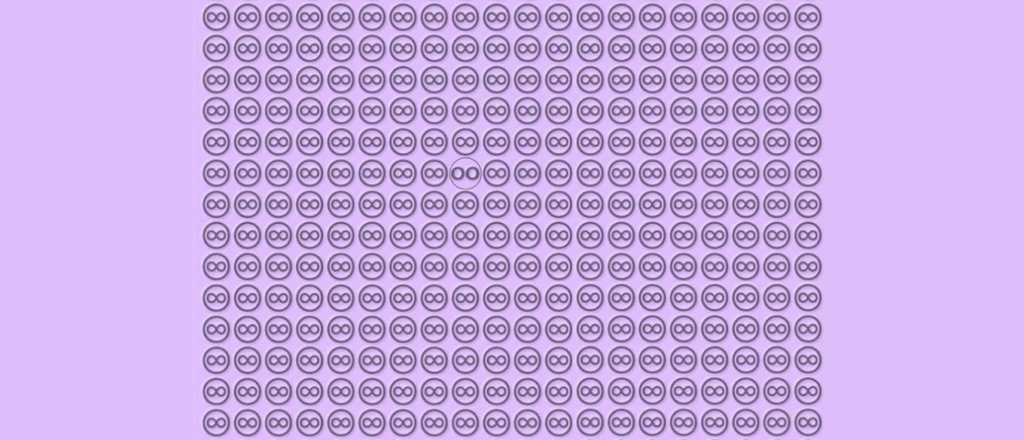 Prueba mental: muy pocas personas logran ver el símbolo distinto