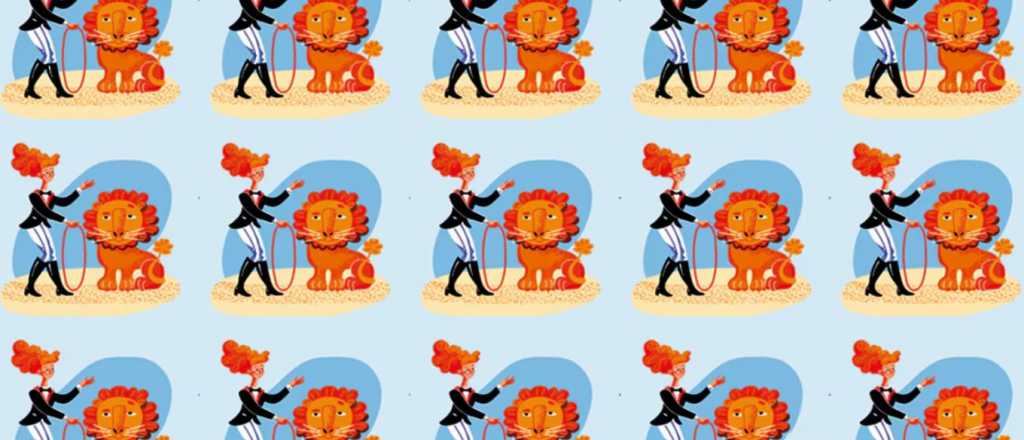 Acertijo visual: &iquest;pod&eacute;s encontrar el le&oacute;n diferente de la imagen? 