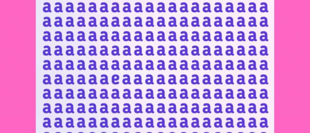 &iexcl;S&oacute;lo para habilidosos! &iquest;D&oacute;nde est&aacute; la letra "e"?