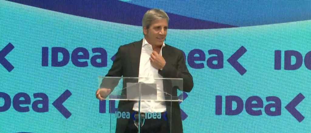 Caputo en IDEA: trat&oacute; de "delincuentes" y "burros" a los kirchneristas