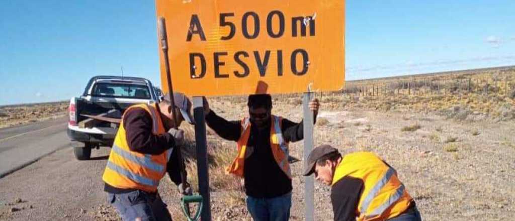 Vialidad Nacional anunci&oacute; un nuevo desv&iacute;o en el empalme de las rutas 40 y 7