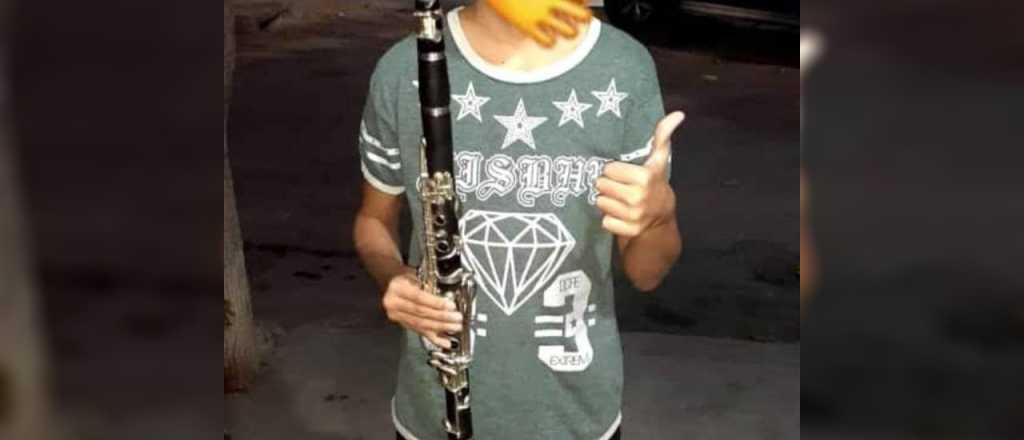 Solidaridad: piden datos para recuperar el clarinete de un ni&ntilde;o en Godoy Cruz