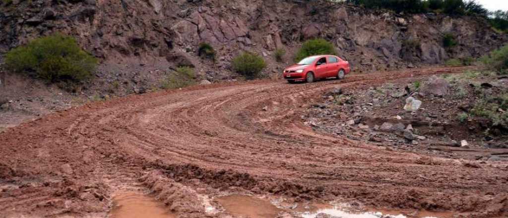 El Cañón del Atuel está intransitable y se esperan fuertes tormentas