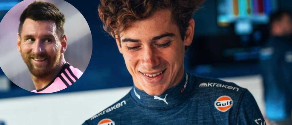 A Colapinto lo compararon con Messi y el piloto no titubeó