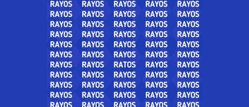 Sopa de letras: ¿dónde se oculta la palabra "ratos" en la imagen?
