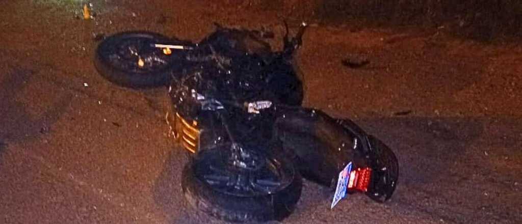 Un joven muri&oacute; tras chocar en su moto contra un poste en Tupungato