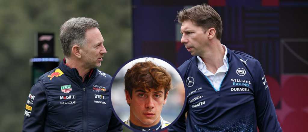 El jefe de Williams habl&oacute; del futuro de Colapinto tras la visita del jefe de Red Bull