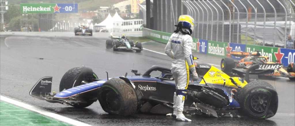 Colapinto pidi&oacute; cambio de neum&aacute;ticos y se lo negaron