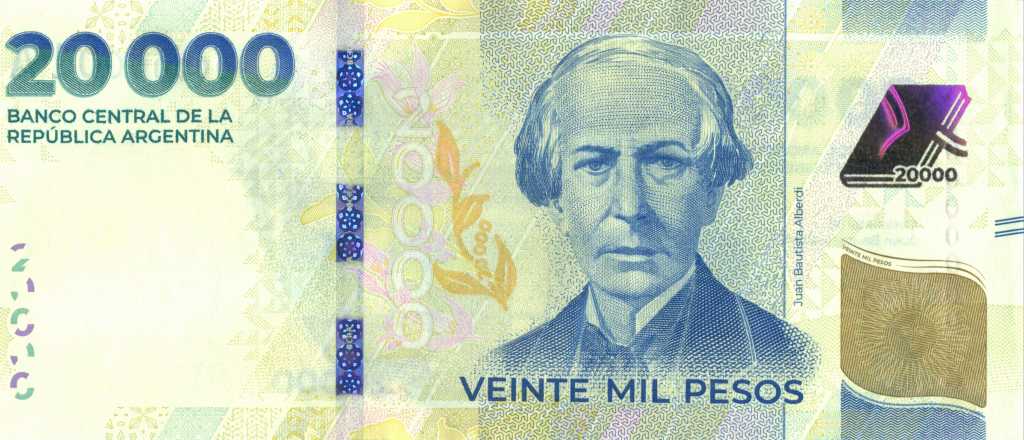 Comenz&oacute; a circular el nuevo billete de $20.000 con una sorpresa